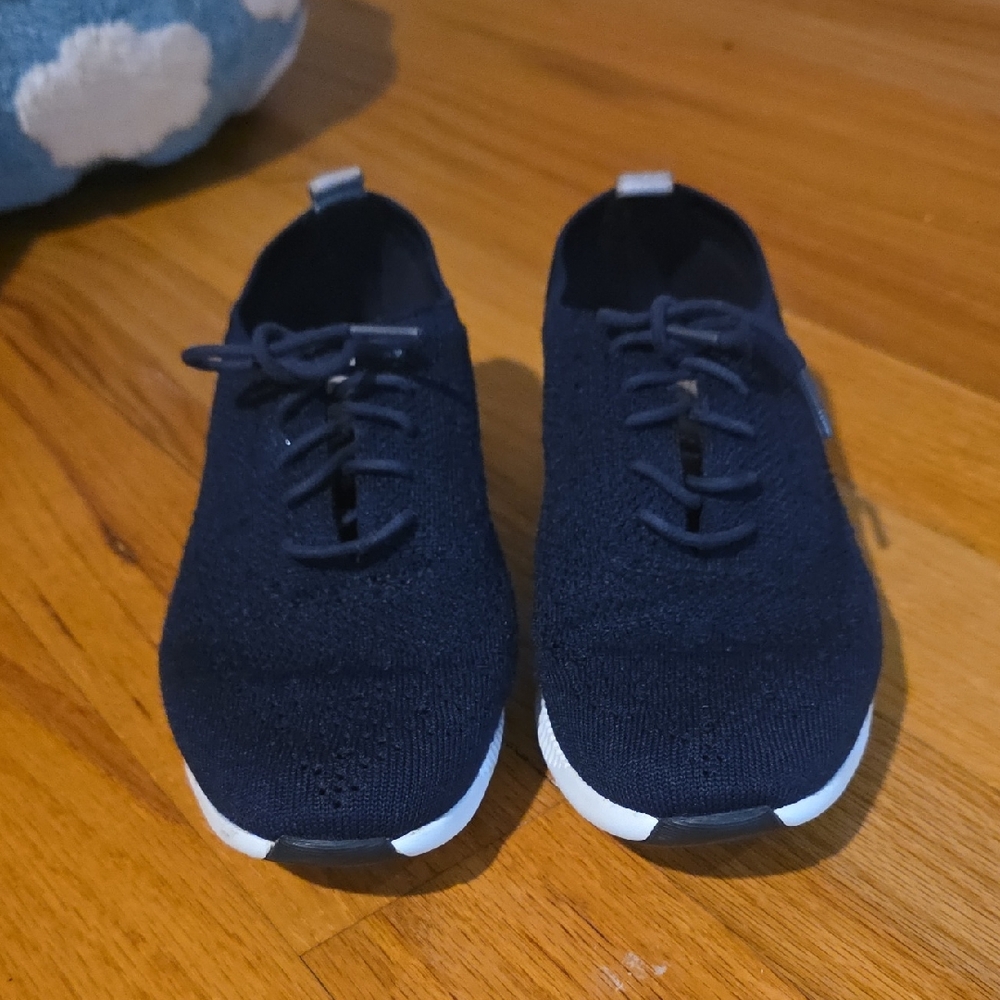 Cole Haan Women's 2.ZERØGRAND Stitchlite™ Wingtip Oxfords in Marine Blue: Size 8 - Picture 2 of 6